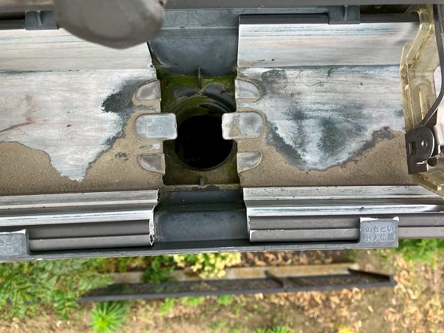 きれいに清掃した集水器回り